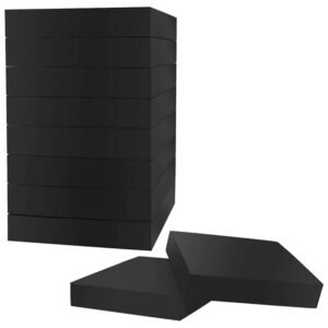 Anti Vibration Rubber Pads Plain 150MM x 150MM x 12MM (6 INCHS x 6 INCHES x 0.472441 INCHES) Brand - PV ENGINEERS | 4 - Pieces