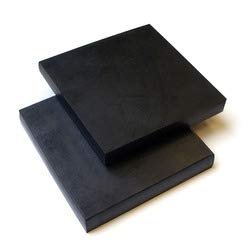 Anti Vibration Rubber Pads Plain 150MM x 150MM x 12MM (6 INCHS x 6 INCHES x 0.472441 INCHES) Brand - PV ENGINEERS | 4 - Pieces