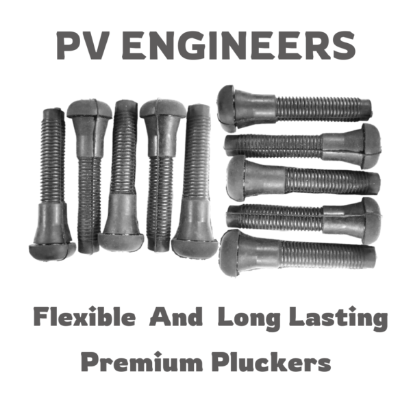 Chicken Machine Rubber Pluckers 100 Peices - PV ENGINEERS BRAND