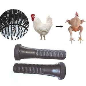 Chicken Machine Rubber Pluckers Diamond Shape 100 Peices - PV ENGINEERS BRAND