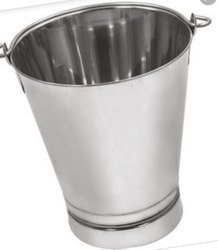 Pharma Buckets Stainless Steel 316 Grade 10L Rust Proof Fully Mirror Polished - PV ENGINEERS Brand