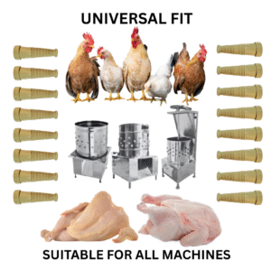Premium Chicken Machine Rubber Pluckers Model - HPVSR-TNW ( 25 TO 200 PCS ) | PV ENGINEERS BRAND