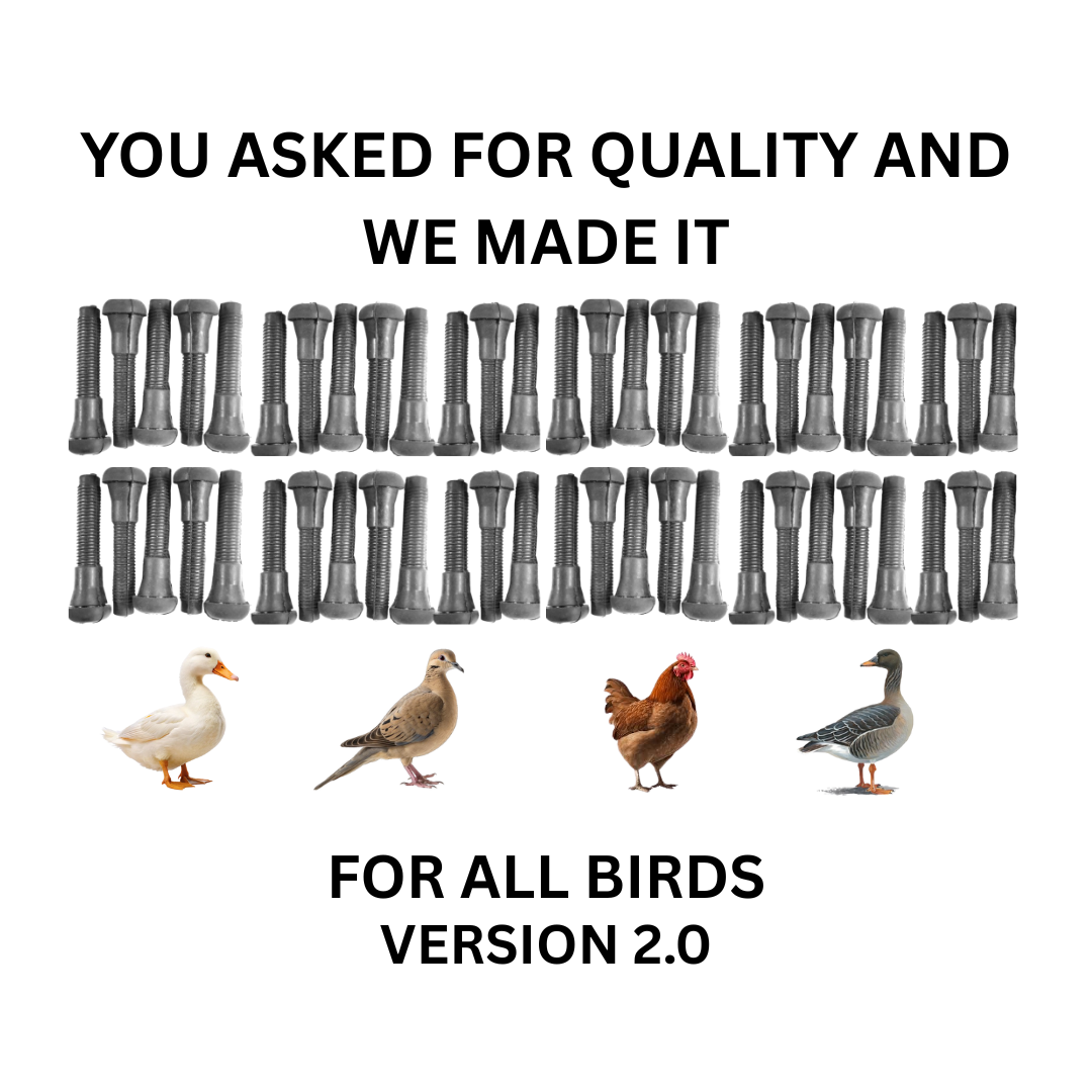 Premium HPVG100 Chicken Machine Rubber Pluckers Pack Of 100 Peices - PV ENGINEERS BRAND